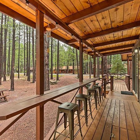 فيلا A-Frame Pinetop Lakeside Cabin Under The Pines! المظهر الخارجي الصورة